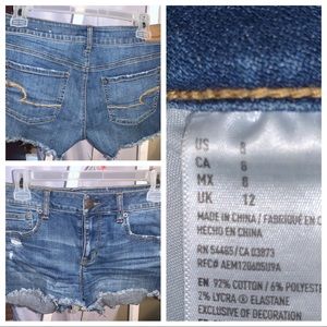 American Eagle denim Short Shorts